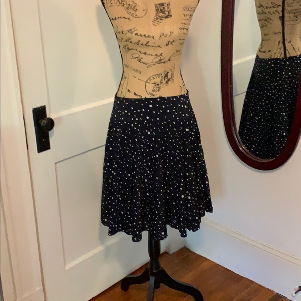 Ann Taylor polka dot skirt.